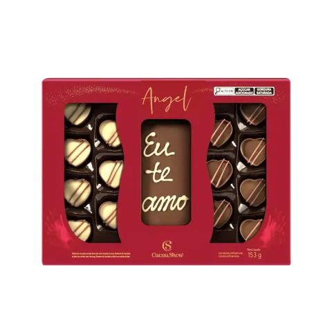 Caixa Artesanal de Bombons Delícias de Amor 153g