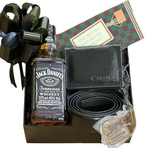 Cesta De Whisky Chocolate Presente Namorado